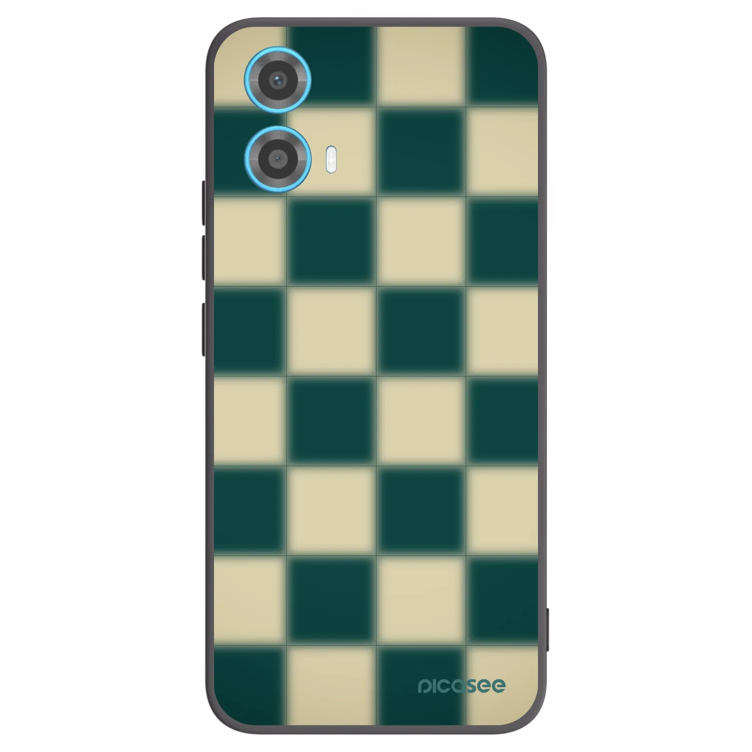 Picasee fekete szilikon tok az alábbi mobiltelefonokra Motorola Moto G34 5G - Shadow Chess