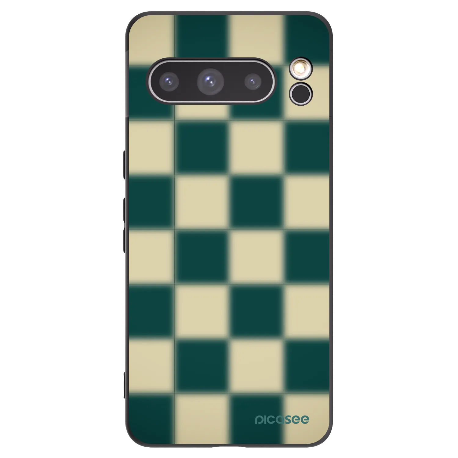Picasee fekete szilikon tok az alábbi mobiltelefonokra Google Pixel 8 Pro - Shadow Chess