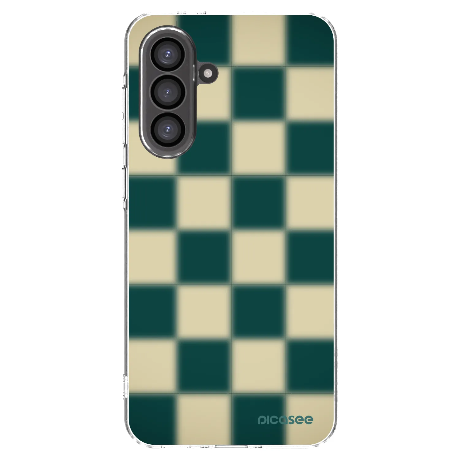 Picasee átlátszó szilikon tok az alábbi mobiltelefonokra Samsung Galaxy A56 5G A566B - Shadow Chess