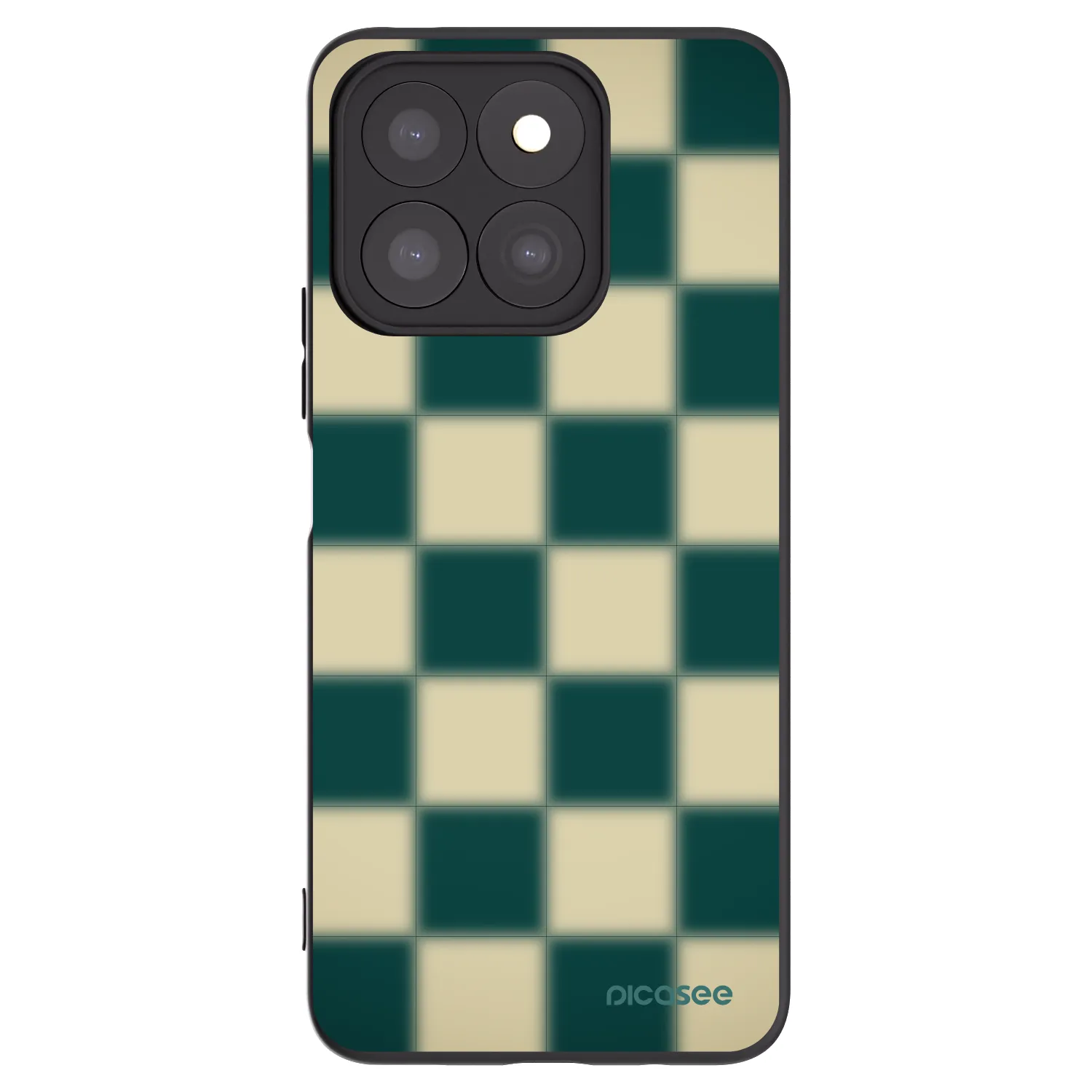 Picasee fekete szilikon tok az alábbi mobiltelefonokra Honor X8c - Shadow Chess