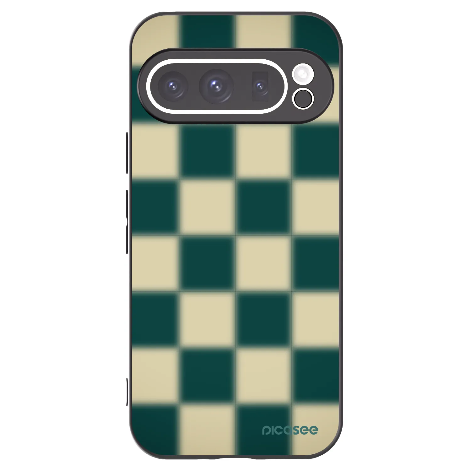 Picasee fekete szilikon tok az alábbi mobiltelefonokra Google Pixel 9 Pro - Shadow Chess