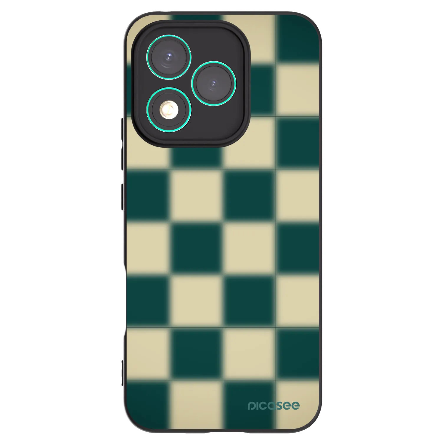 Picasee fekete szilikon tok az alábbi mobiltelefonokra Honor 400 Lite 5G - Shadow Chess