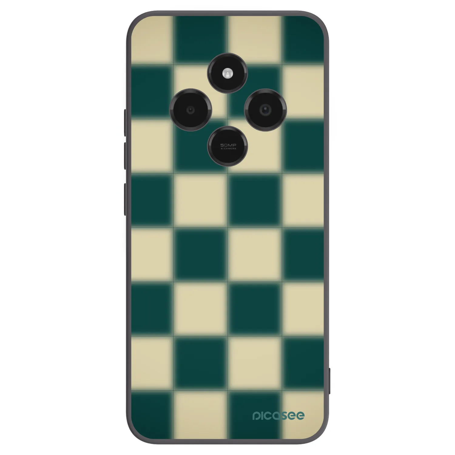 Picasee fekete szilikon tok az alábbi mobiltelefonokra Xiaomi Poco C75 - Shadow Chess