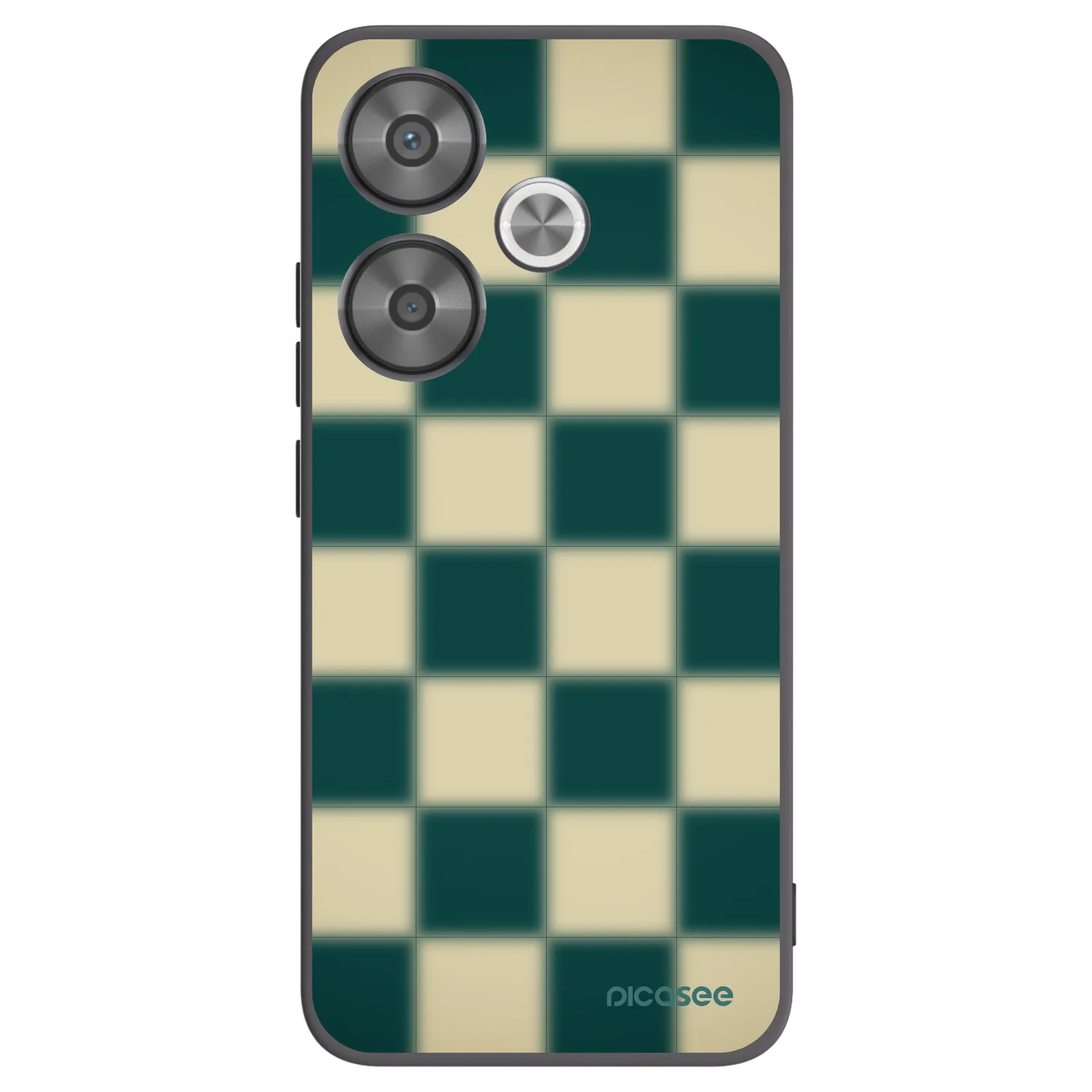 Picasee fekete szilikon tok az alábbi mobiltelefonokra Xiaomi Poco F6 - Shadow Chess