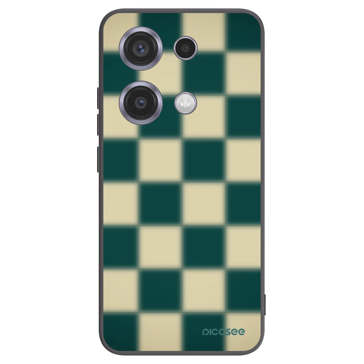 Picasee fekete szilikon tok az alábbi mobiltelefonokra Xiaomi Redmi Note 14S - Shadow Chess