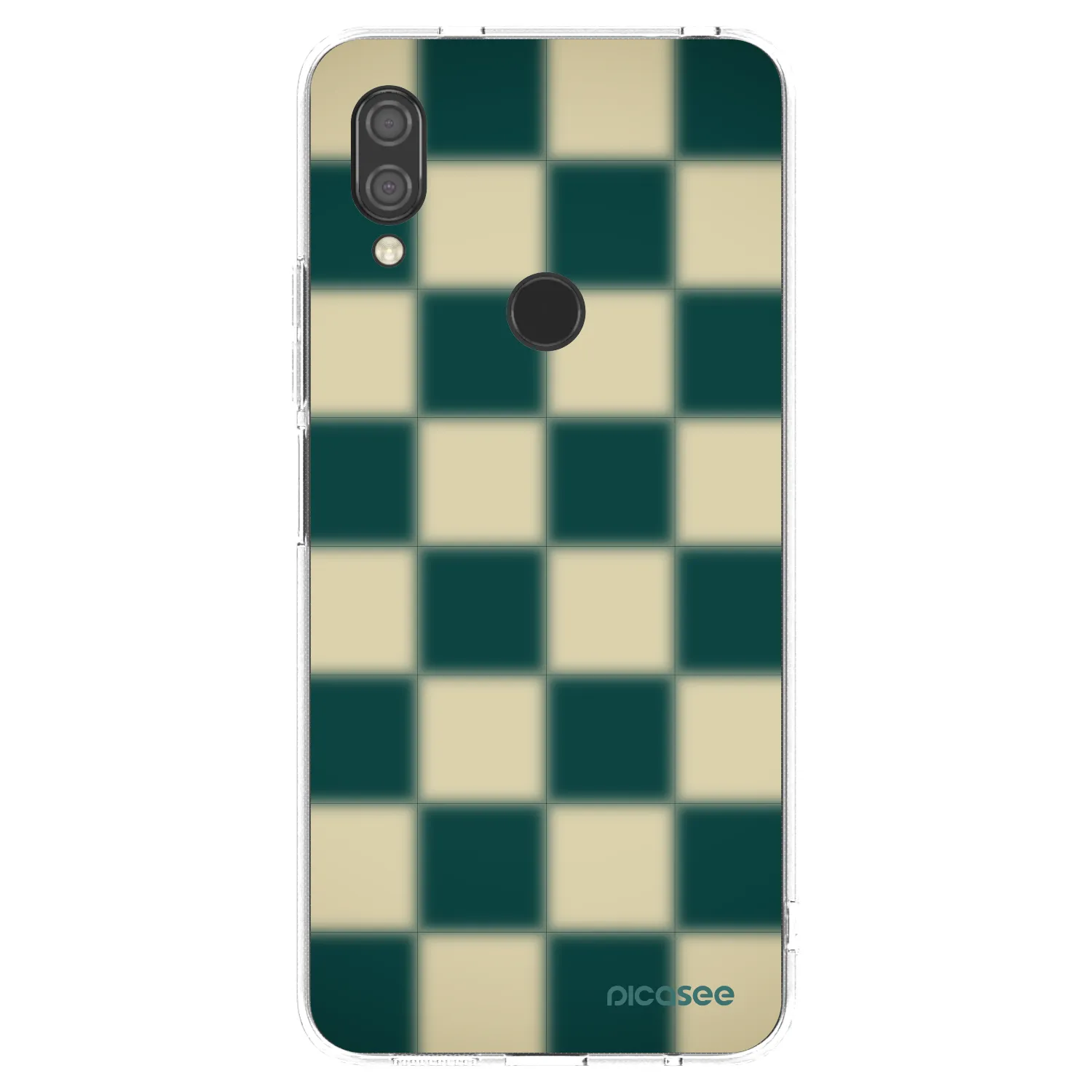 Picasee átlátszó szilikon tok az alábbi mobiltelefonokra Xiaomi Redmi 7 - Shadow Chess