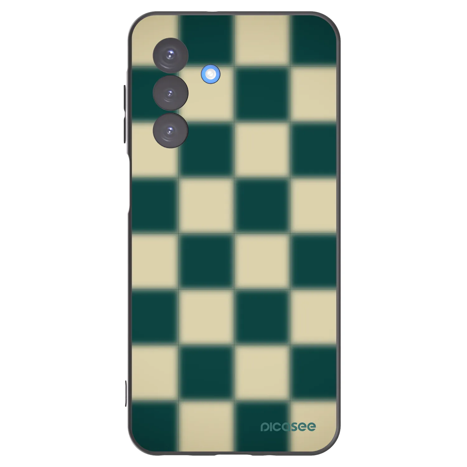 Picasee fekete szilikon tok az alábbi mobiltelefonokra Samsung Galaxy A17 5G - Shadow Chess