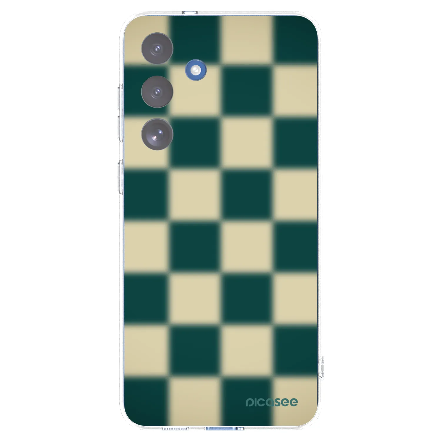Picasee átlátszó szilikon tok az alábbi mobiltelefonokra Samsung Galaxy S25 FE 5G - Shadow Chess