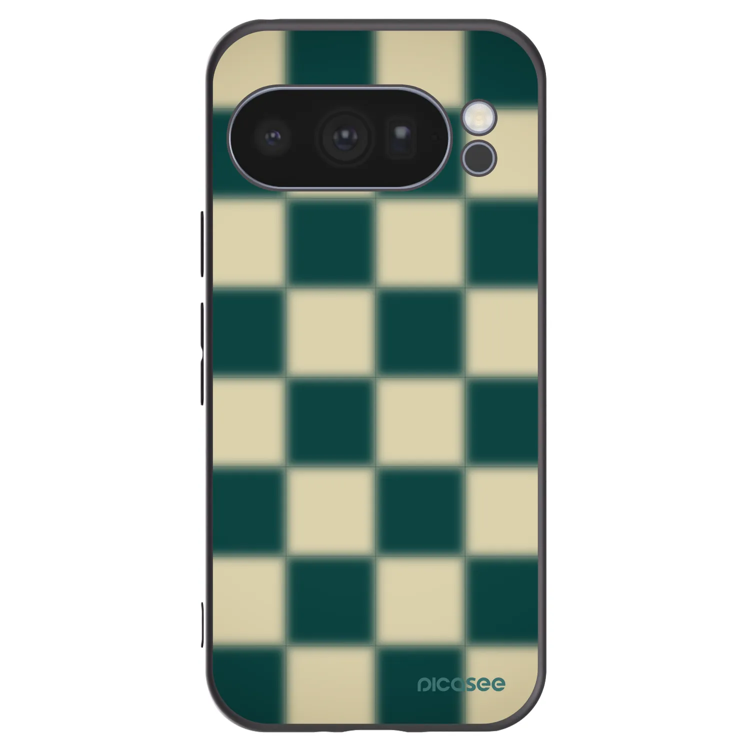 Picasee fekete szilikon tok az alábbi mobiltelefonokra Google Pixel 10 Pro - Shadow Chess