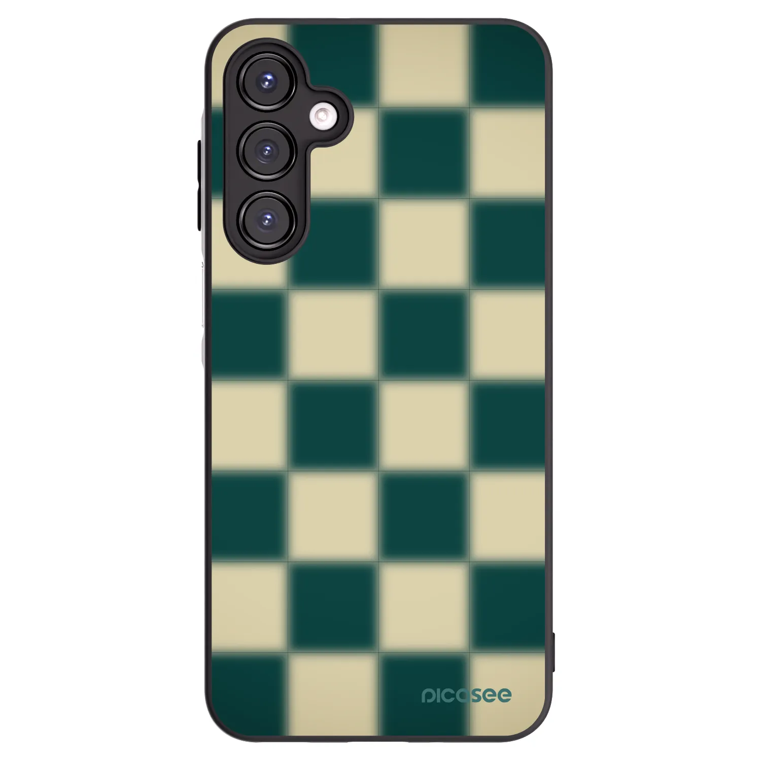 Picasee fekete szilikon tok az alábbi mobiltelefonokra Samsung Galaxy A16 4G - Shadow Chess