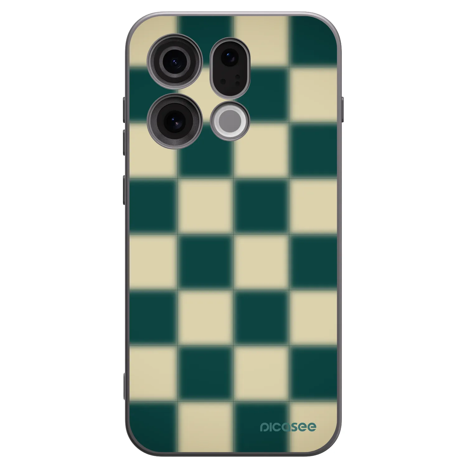 Picasee fekete szilikon tok az alábbi mobiltelefonokra OPPO Find X9 - Shadow Chess