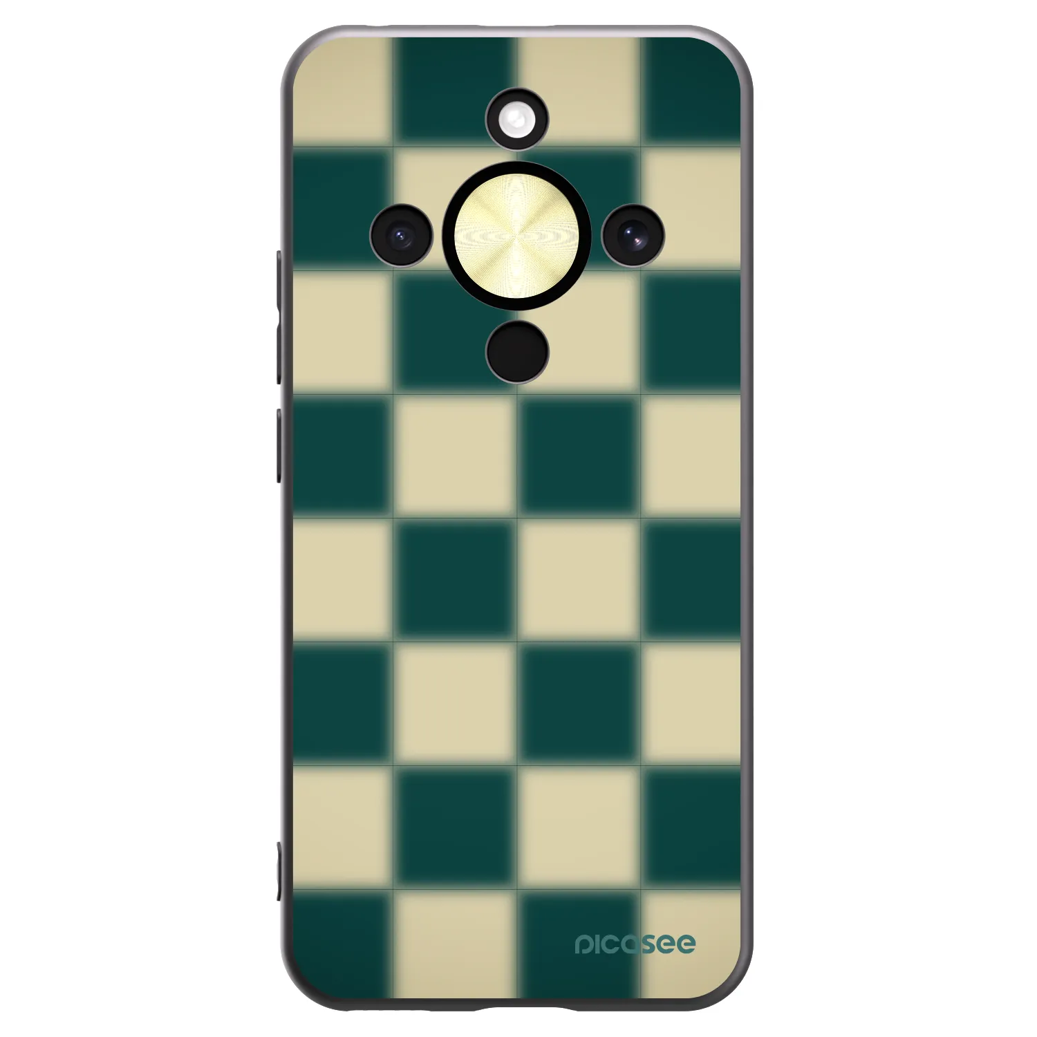 Picasee fekete szilikon tok az alábbi mobiltelefonokra Honor Magic8 Lite 5G - Shadow Chess