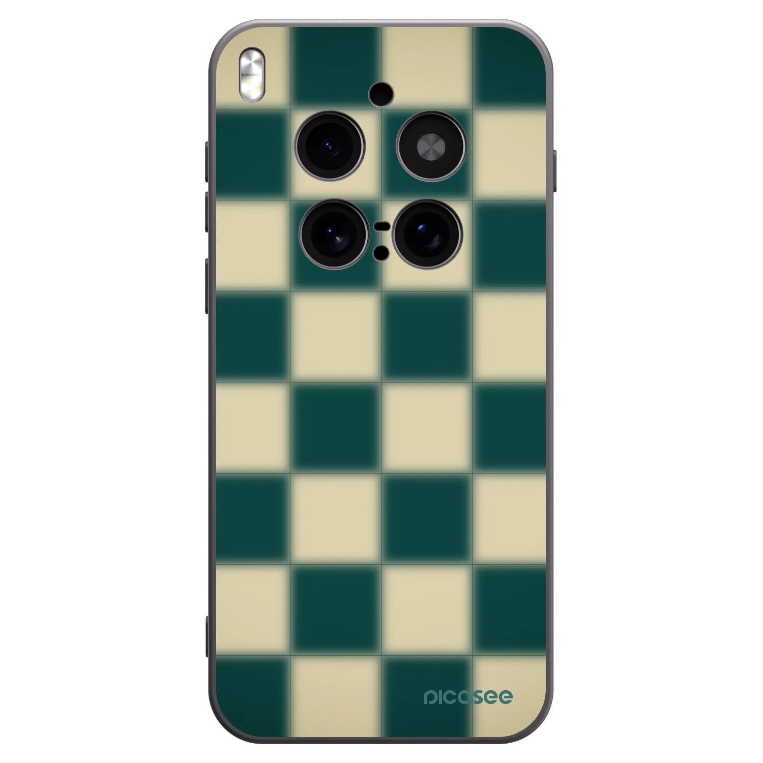 Picasee fekete szilikon tok az alábbi mobiltelefonokra Vivo X300 Pro - Shadow Chess