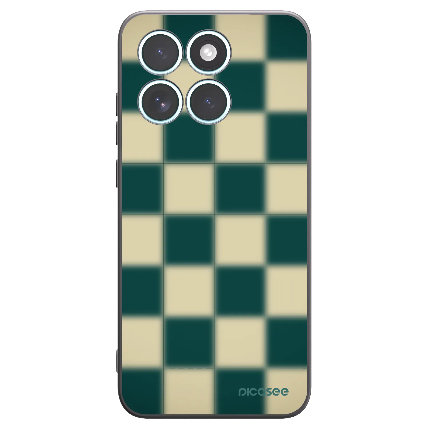 Picasee fekete szilikon tok az alábbi mobiltelefonokra Motorola Edge 70 Fusion - Shadow Chess