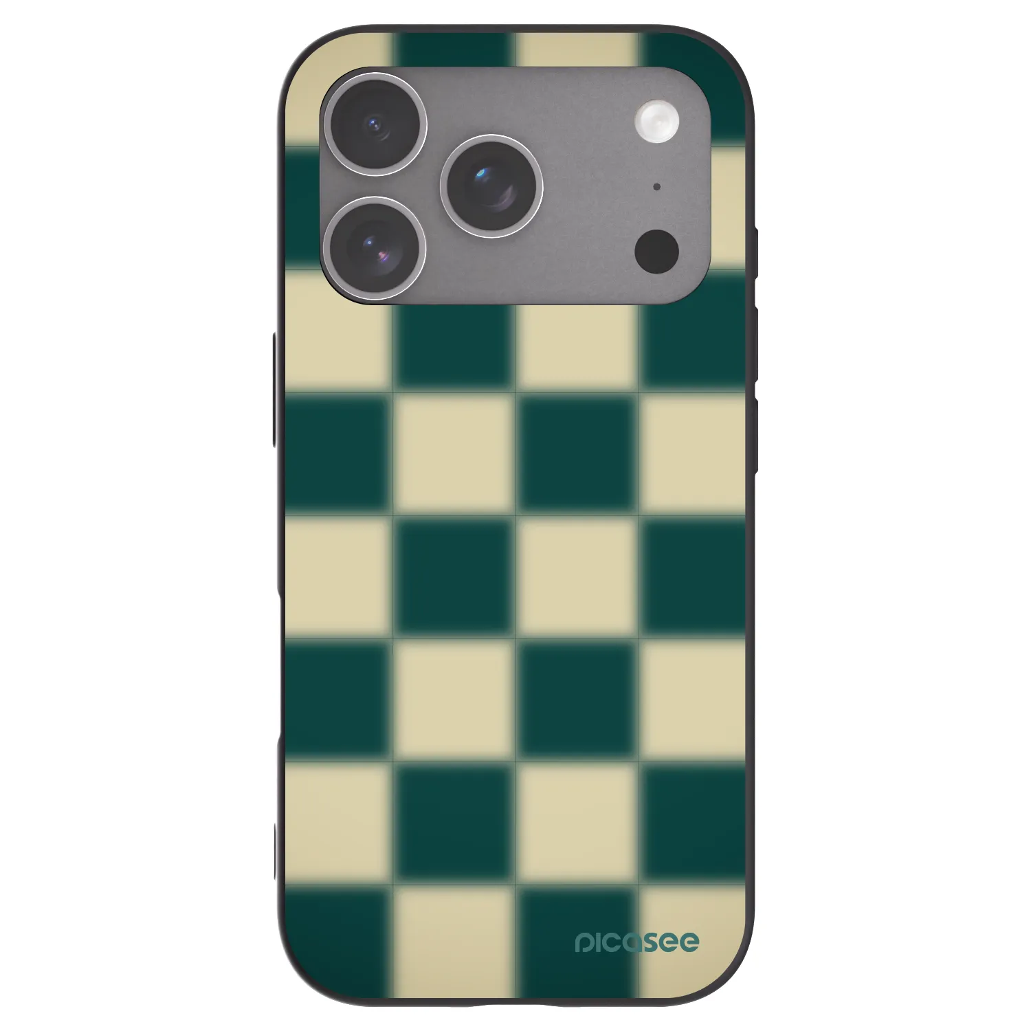 Picasee fekete szilikon tok az alábbi mobiltelefonokra Apple iPhone 18 Pro - Shadow Chess