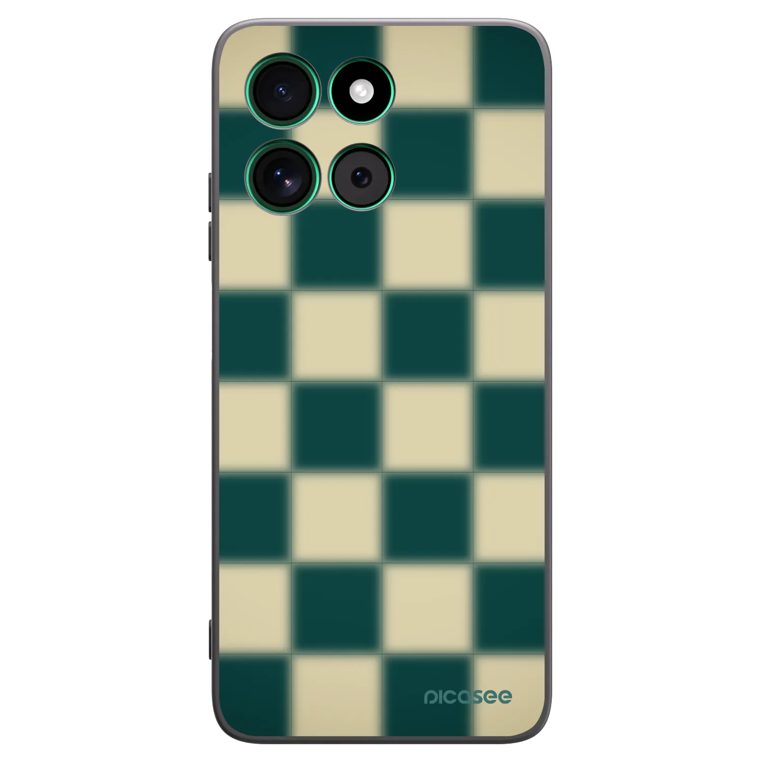 Picasee fekete szilikon tok az alábbi mobiltelefonokra Motorola Moto G57 Power - Shadow Chess