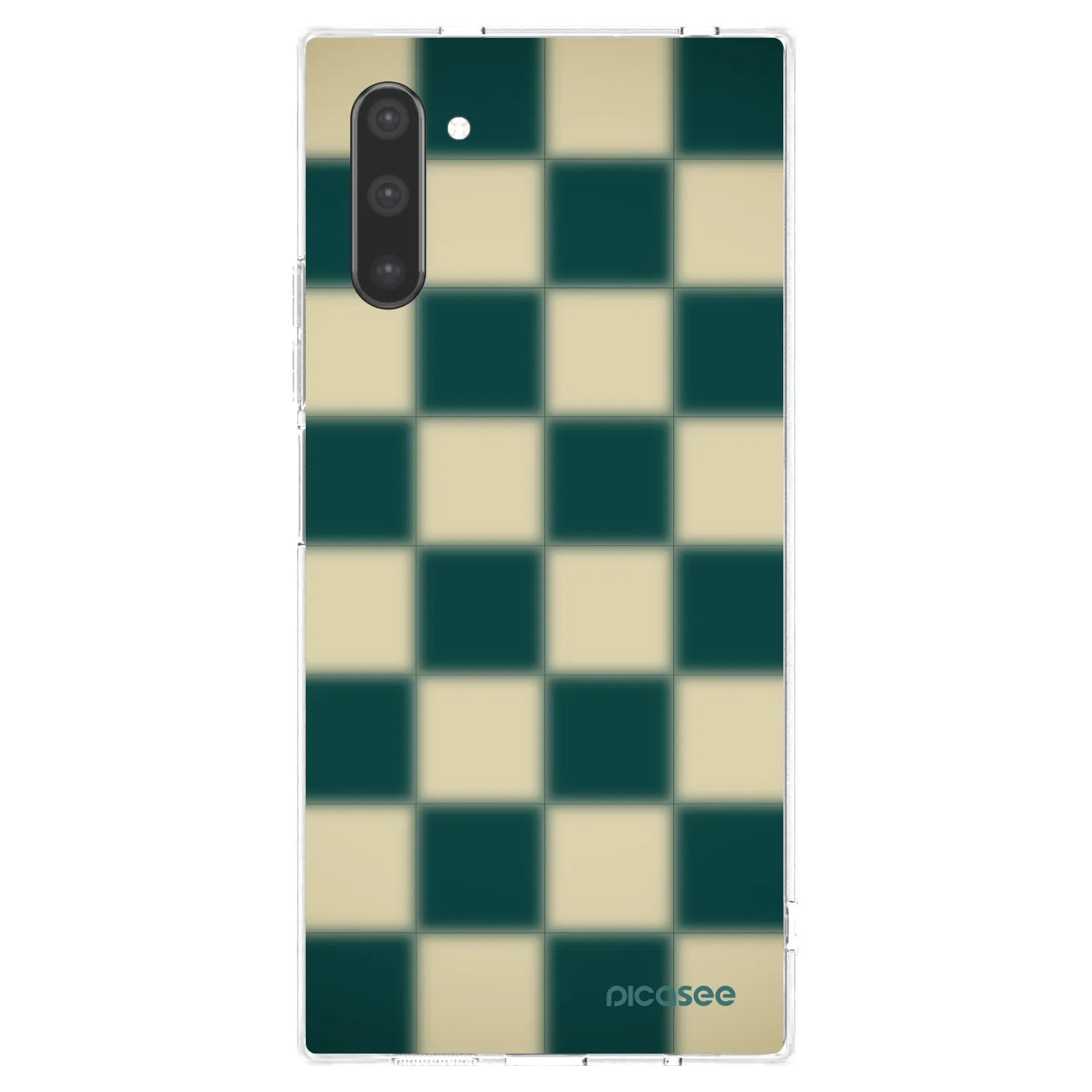 Picasee átlátszó szilikon tok az alábbi mobiltelefonokra Samsung Galaxy Note 10 N970F - Shadow Chess