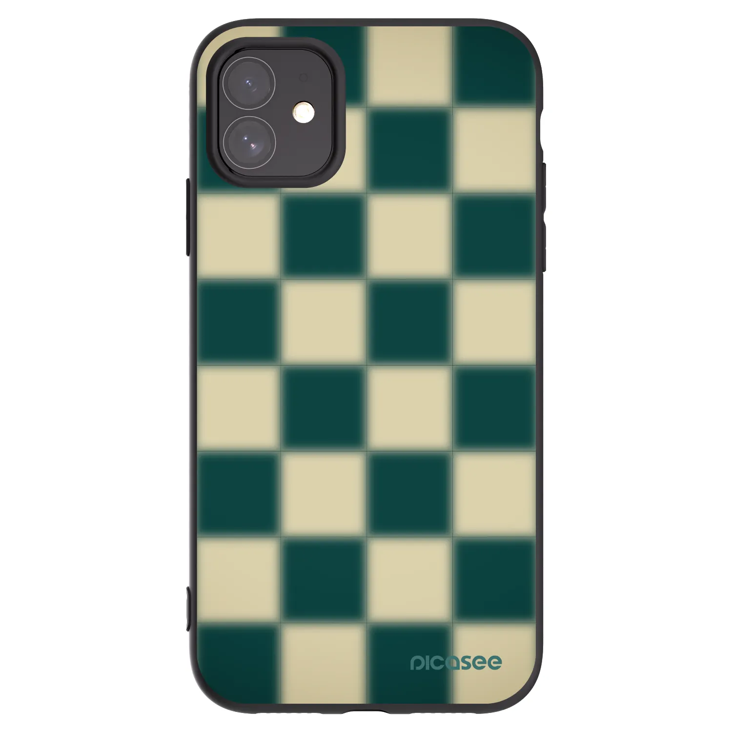 Picasee fekete szilikon tok az alábbi mobiltelefonokra Apple iPhone 11 - Shadow Chess