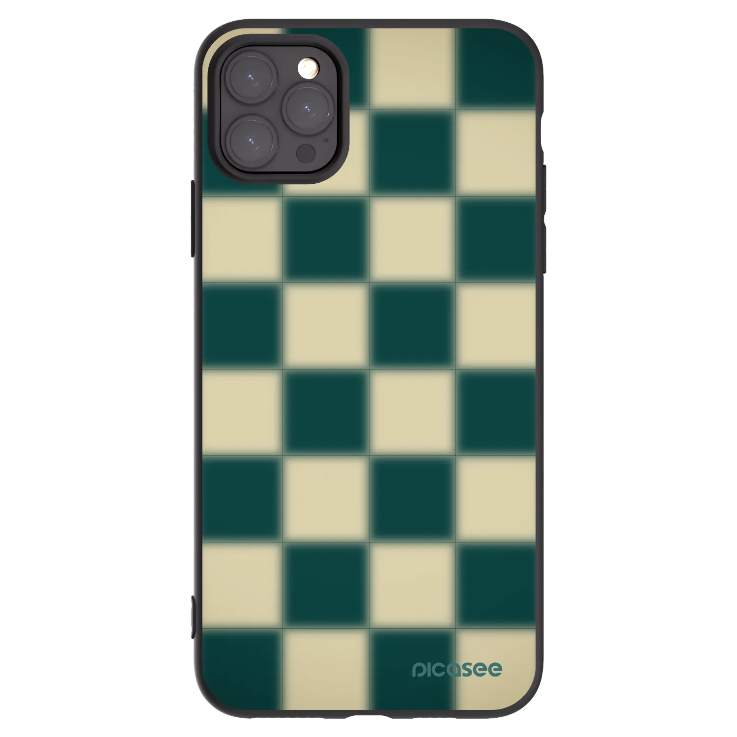 Picasee fekete szilikon tok az alábbi mobiltelefonokra Apple iPhone 11 Pro Max - Shadow Chess