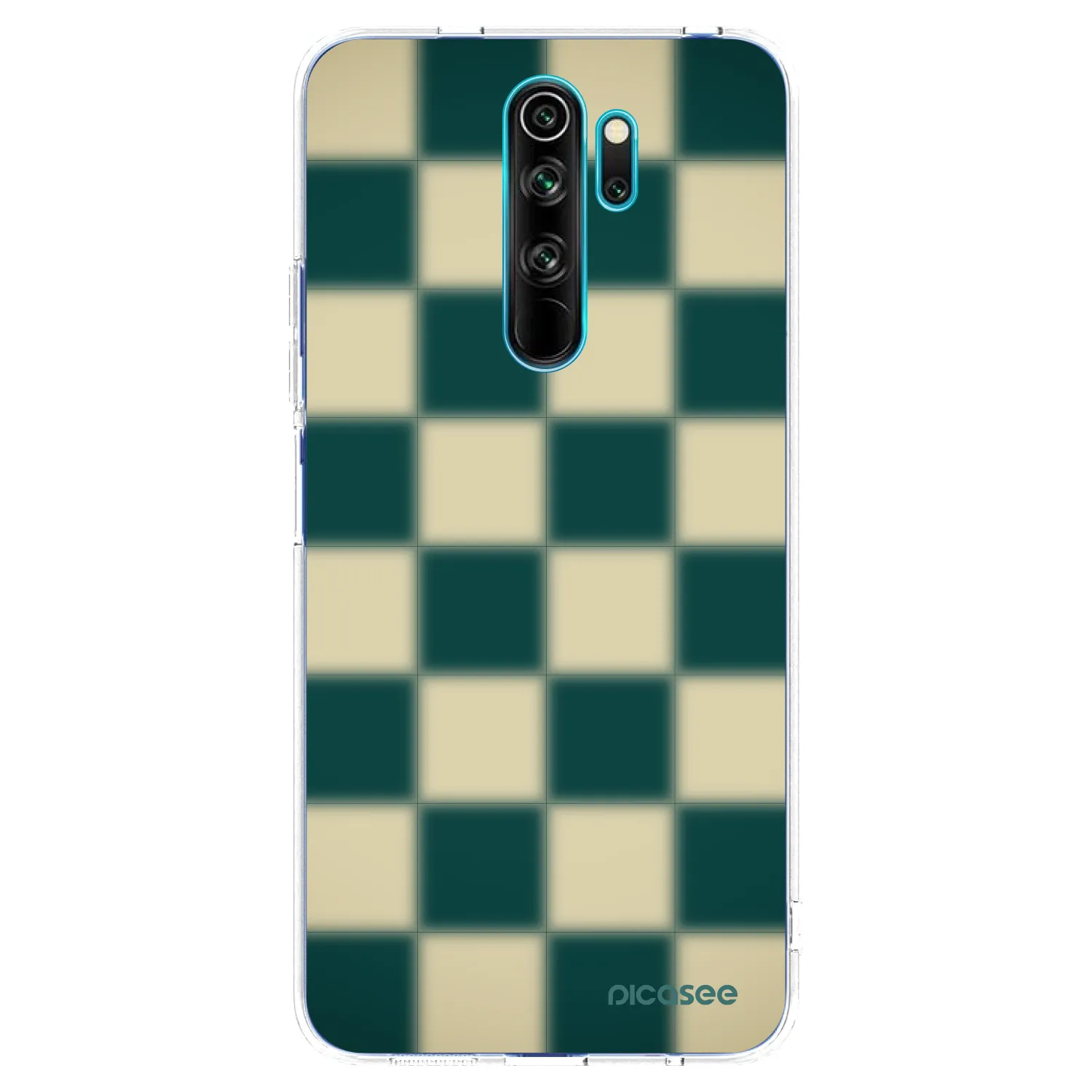 Picasee átlátszó szilikon tok az alábbi mobiltelefonokra Xiaomi Redmi Note 8 Pro - Shadow Chess