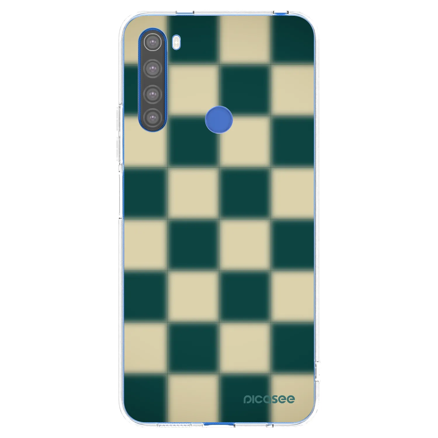 Picasee átlátszó szilikon tok az alábbi mobiltelefonokra Xiaomi Redmi Note 8T - Shadow Chess