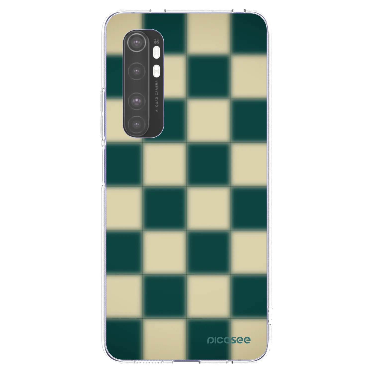 Picasee átlátszó szilikon tok az alábbi mobiltelefonokra Xiaomi Mi Note 10 Lite - Shadow Chess