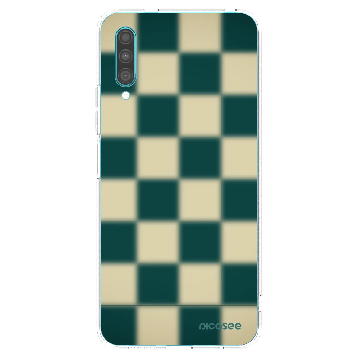 Picasee átlátszó szilikon tok az alábbi mobiltelefonokra Samsung Galaxy A30s A307F - Shadow Chess