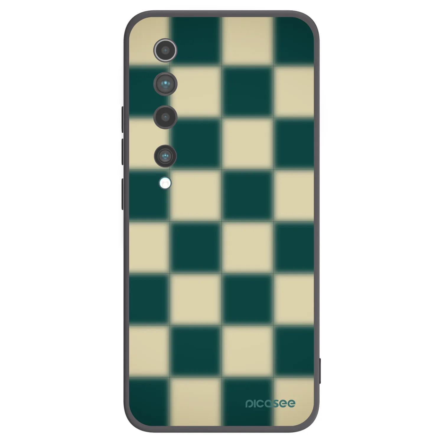 Picasee fekete szilikon tok az alábbi mobiltelefonokra Xiaomi Mi 10 - Shadow Chess