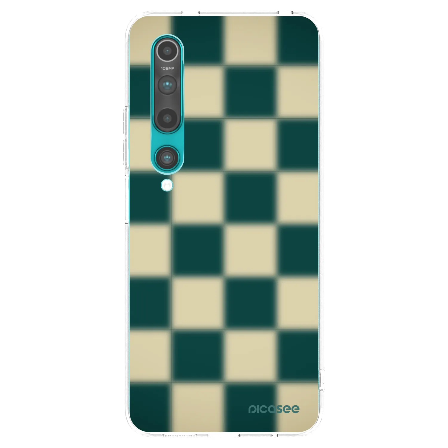 Picasee átlátszó szilikon tok az alábbi mobiltelefonokra Xiaomi Mi 10 - Shadow Chess