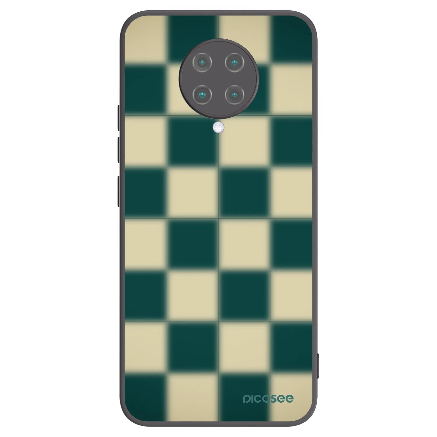 Picasee fekete szilikon tok az alábbi mobiltelefonokra Xiaomi Poco F2 Pro - Shadow Chess