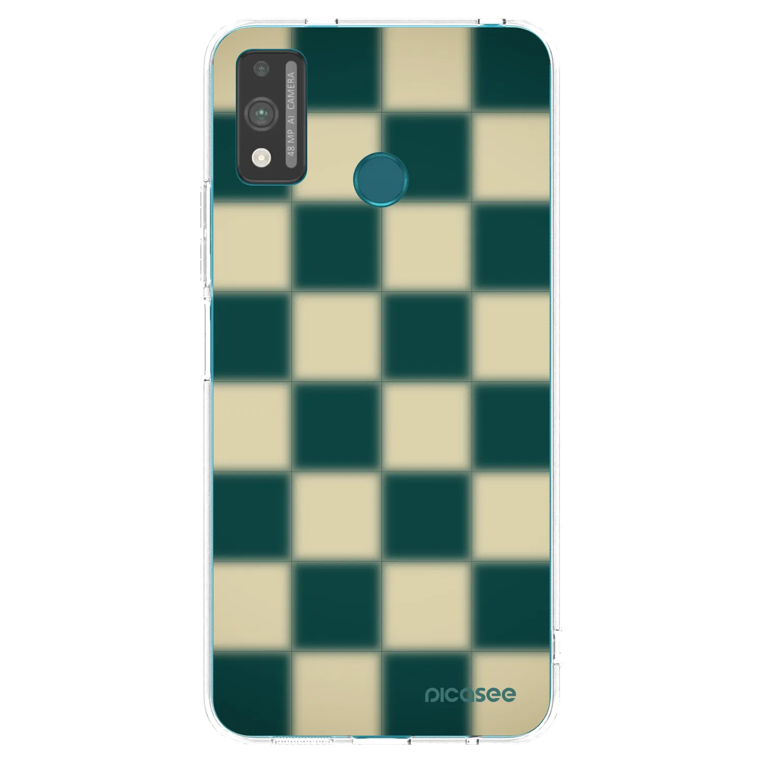 Picasee átlátszó szilikon tok az alábbi mobiltelefonokra Honor 9X Lite - Shadow Chess