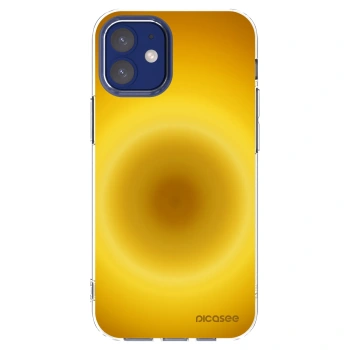 Picasee átlátszó szilikon tok az alábbi mobiltelefonokra Apple iPhone 12 mini - Solar Pulse