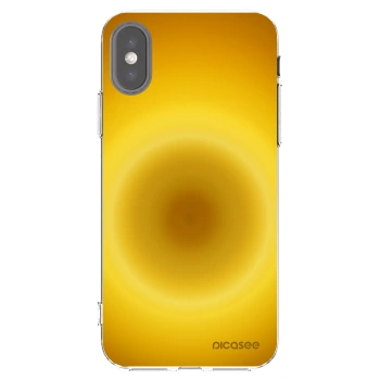 Picasee átlátszó szilikon tok az alábbi mobiltelefonokra Apple iPhone X/XS - Solar Pulse
