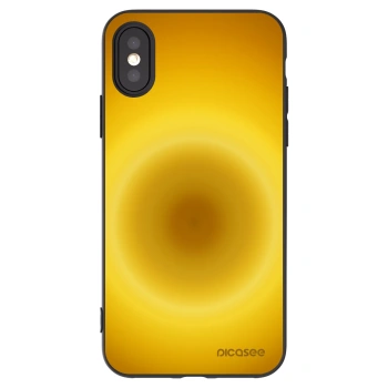 Picasee fekete szilikon tok az alábbi mobiltelefonokra Apple iPhone X/XS - Solar Pulse