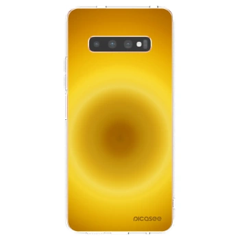 Picasee átlátszó szilikon tok az alábbi mobiltelefonokra Samsung Galaxy S10 Plus G975 - Solar Pulse