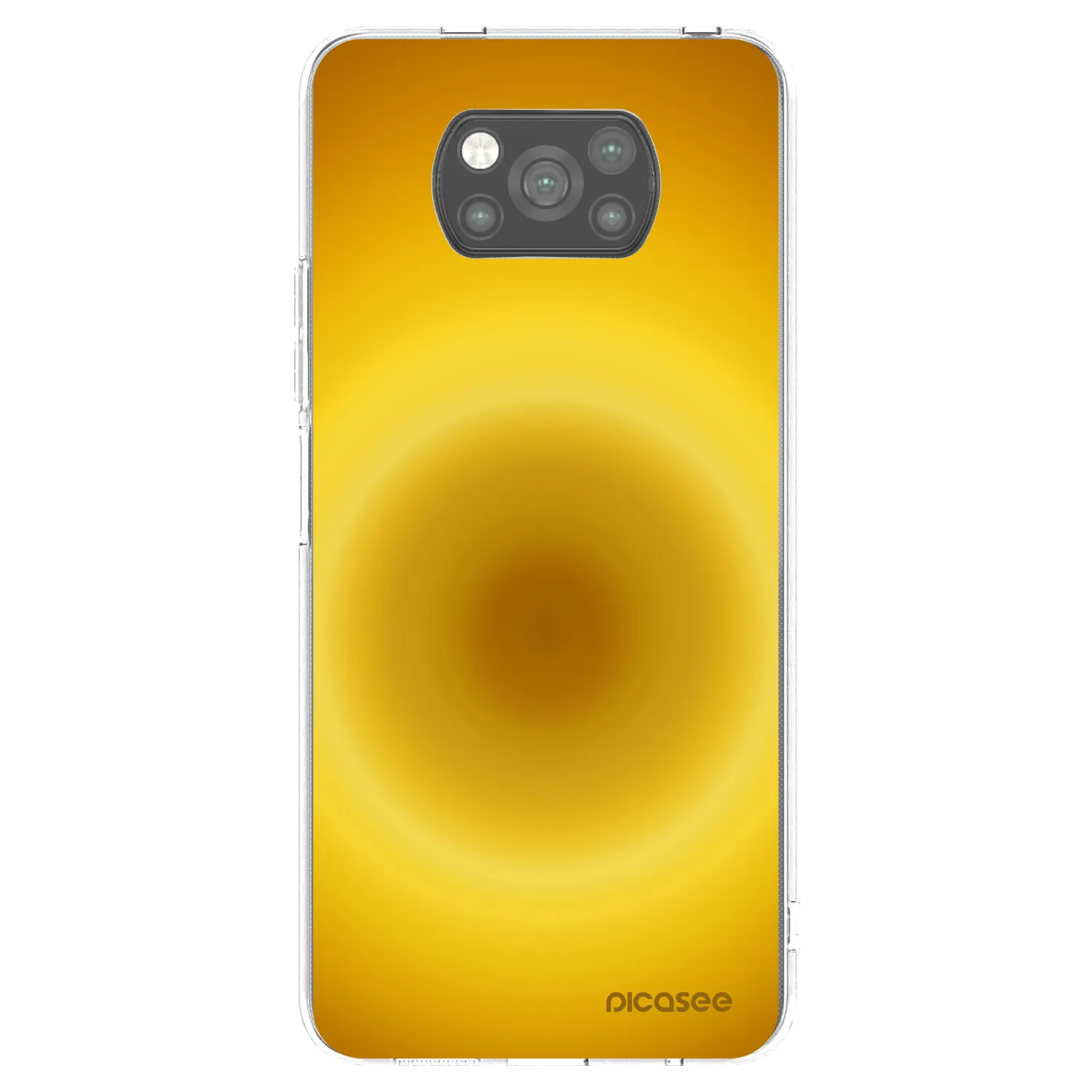 Picasee fekete szilikon tok az alábbi mobiltelefonokra Xiaomi Poco X3 - Solar Pulse