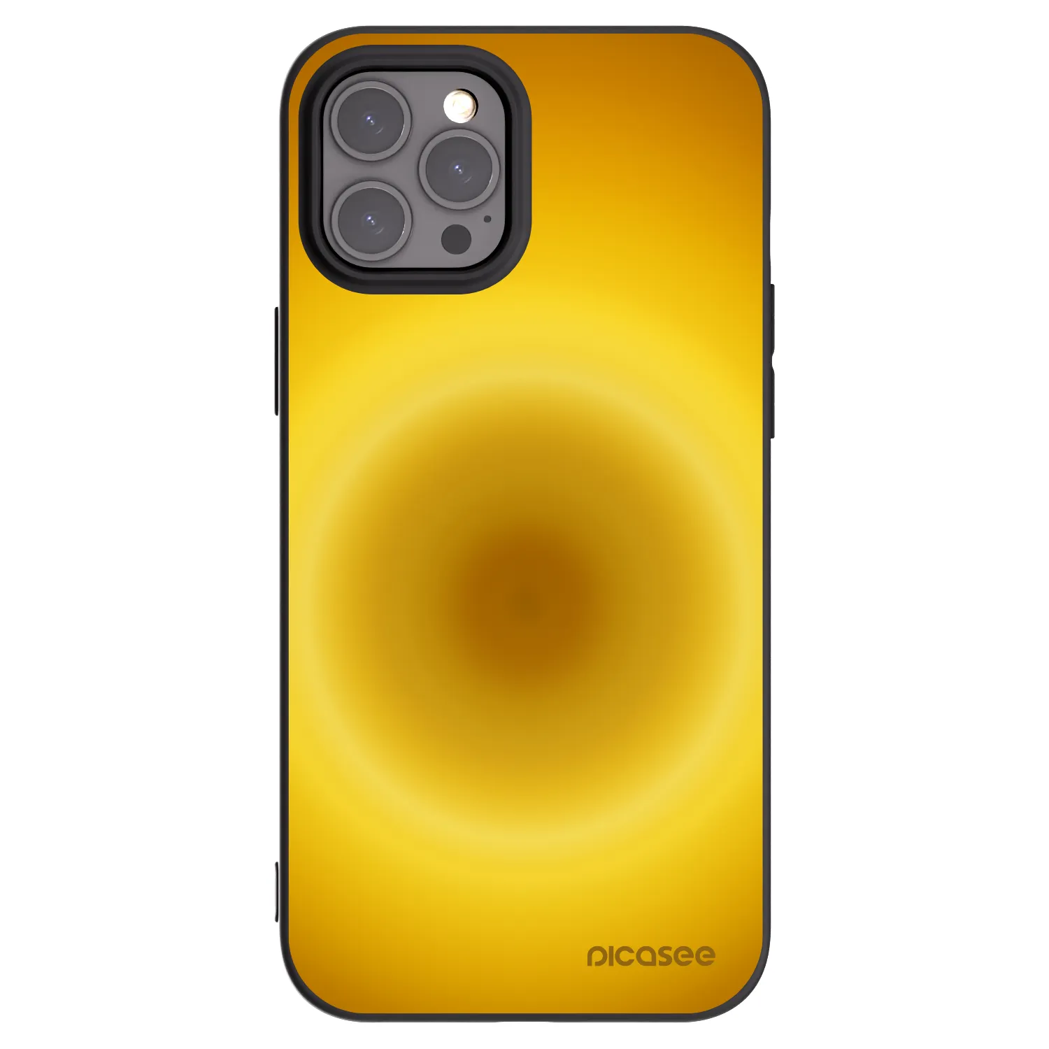 Picasee fekete szilikon tok az alábbi mobiltelefonokra Apple iPhone 12 Pro Max - Solar Pulse