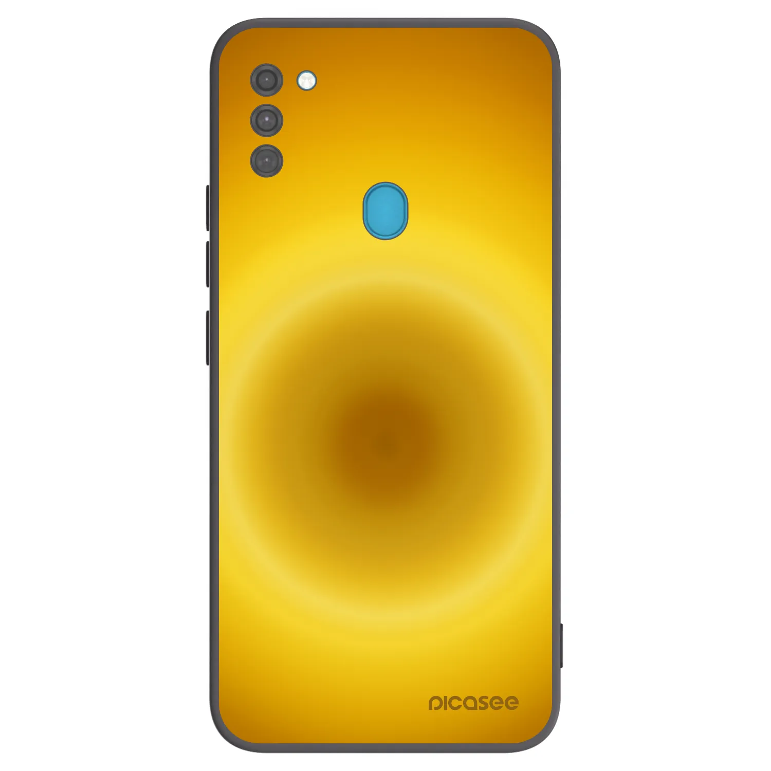 Picasee fekete szilikon tok az alábbi mobiltelefonokra Samsung Galaxy M11 - Solar Pulse