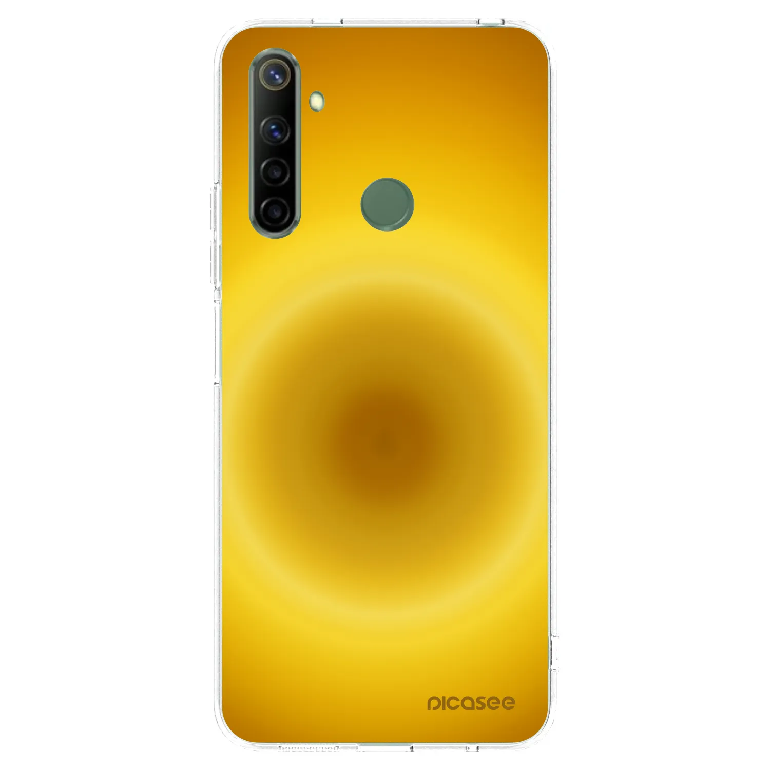 Picasee átlátszó szilikon tok az alábbi mobiltelefonokra Realme 6i - Solar Pulse