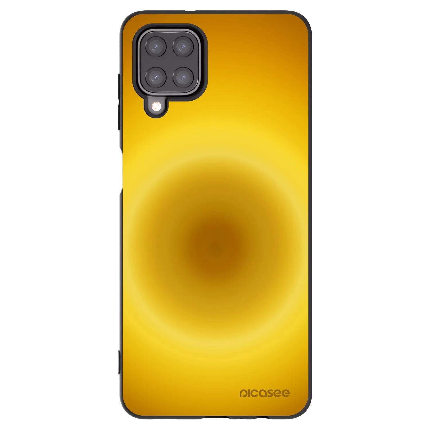 Picasee fekete szilikon tok az alábbi mobiltelefonokra Samsung Galaxy A12 A125F - Solar Pulse