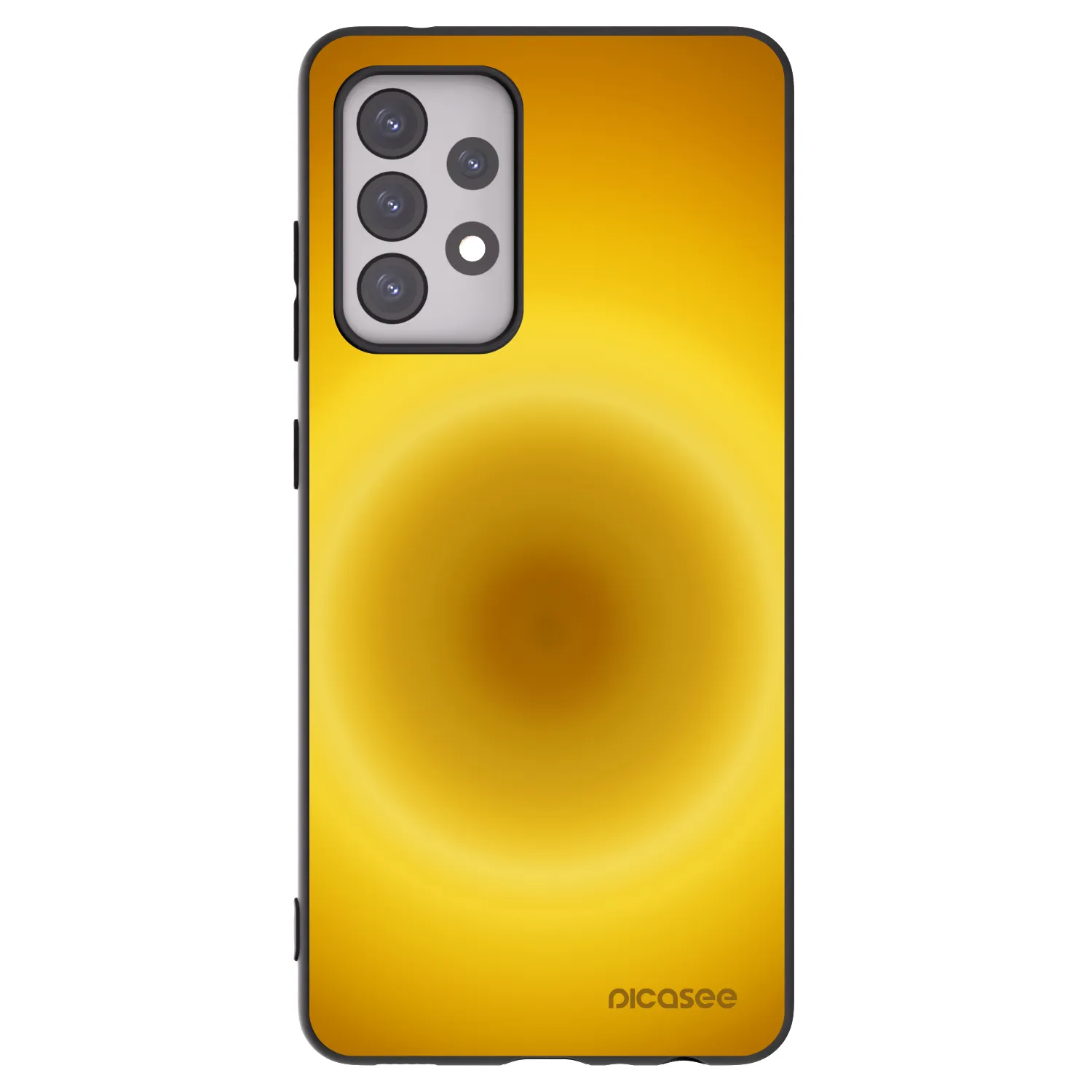 Picasee fekete szilikon tok az alábbi mobiltelefonokra Samsung Galaxy A52 5G A525F - Solar Pulse