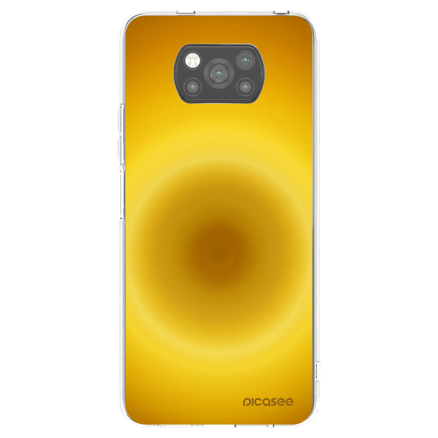 Picasee fekete szilikon tok az alábbi mobiltelefonokra Xiaomi Poco X3 Pro - Solar Pulse