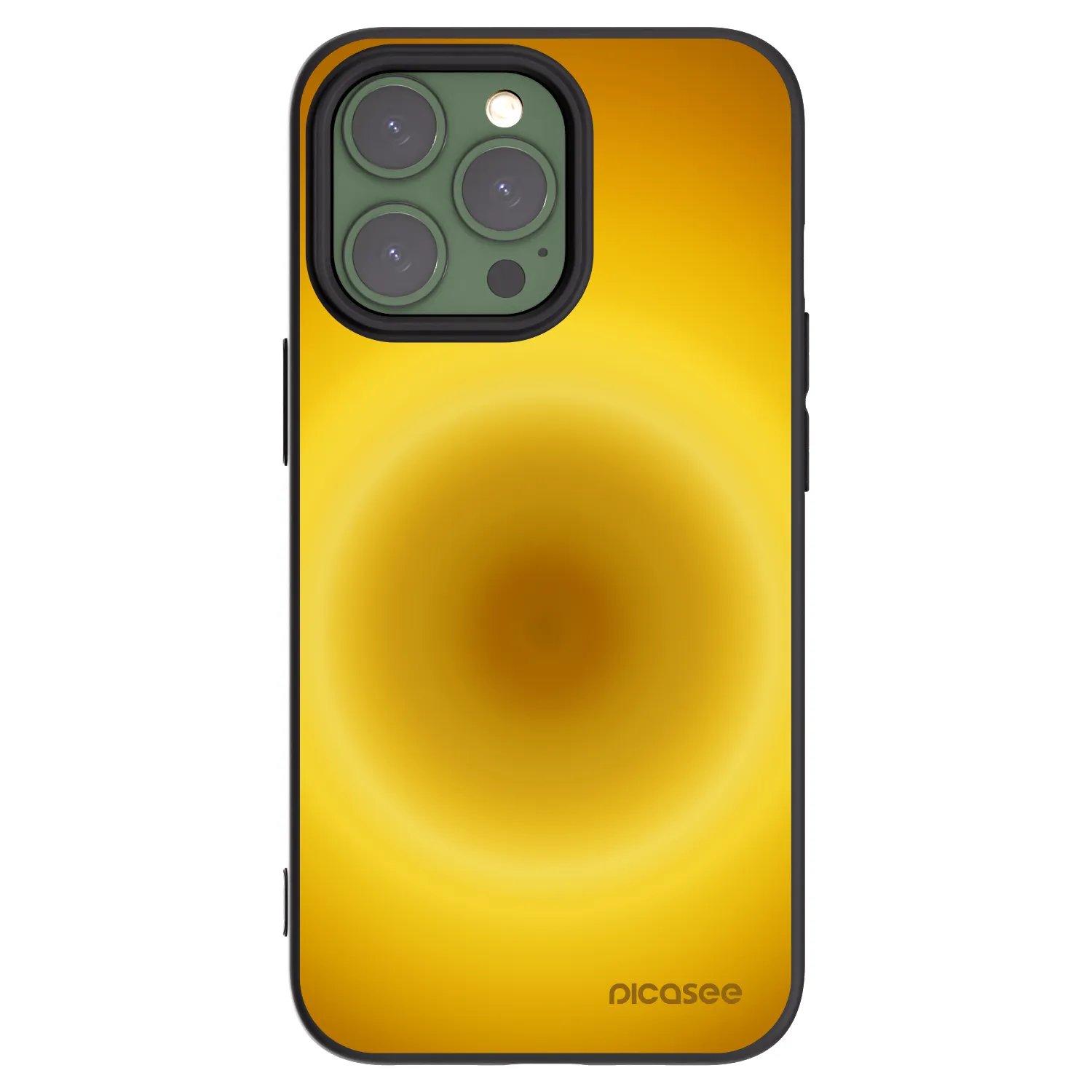 Picasee fekete szilikon tok az alábbi mobiltelefonokra Apple iPhone 13 Pro - Solar Pulse