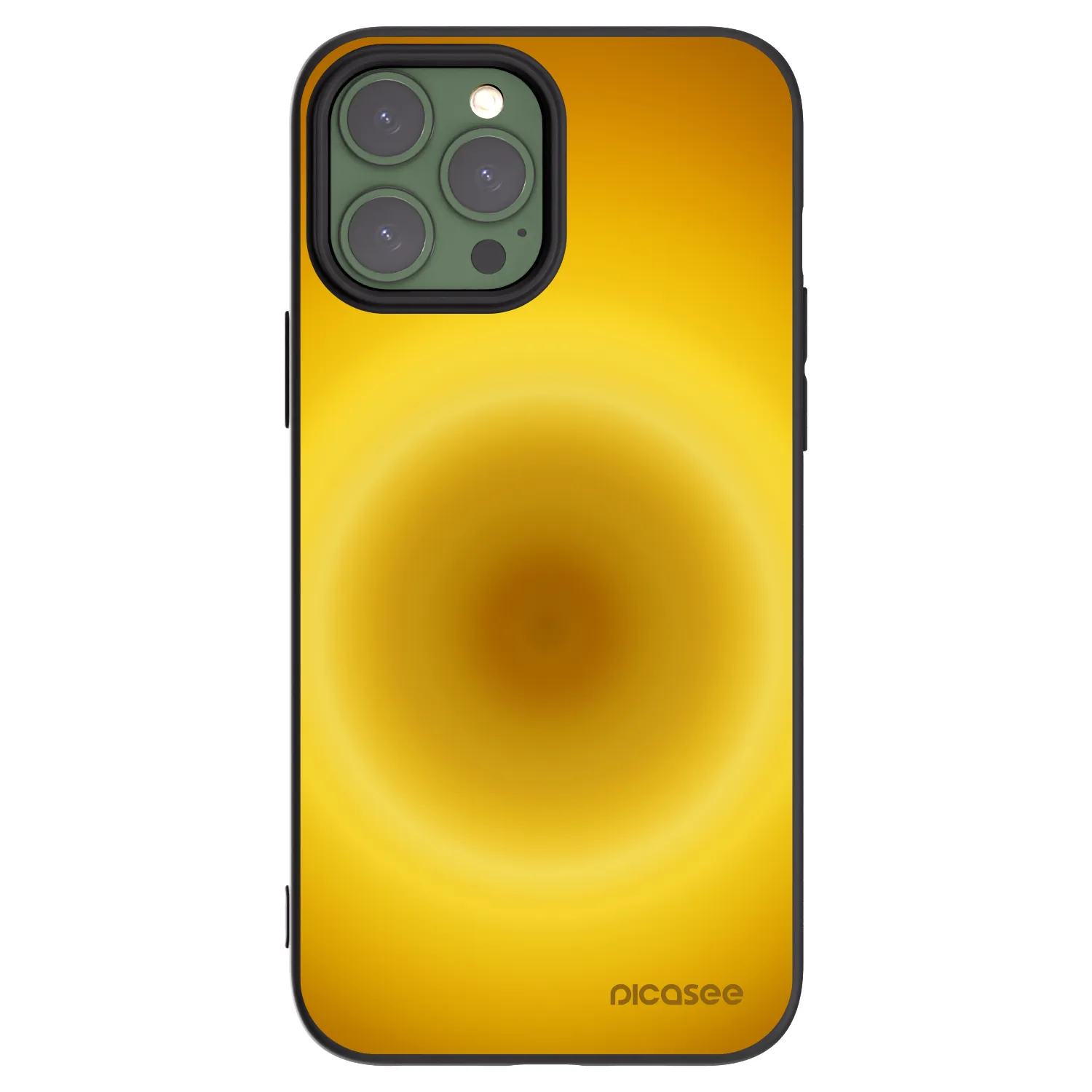 Picasee fekete szilikon tok az alábbi mobiltelefonokra Apple iPhone 13 Pro Max - Solar Pulse