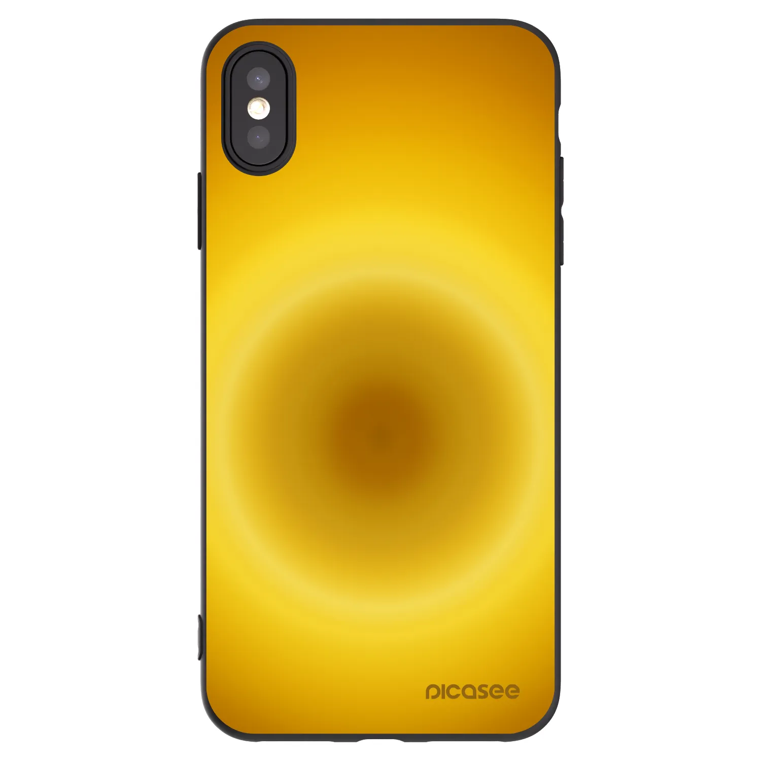 Picasee fekete szilikon tok az alábbi mobiltelefonokra Apple iPhone XS Max - Solar Pulse