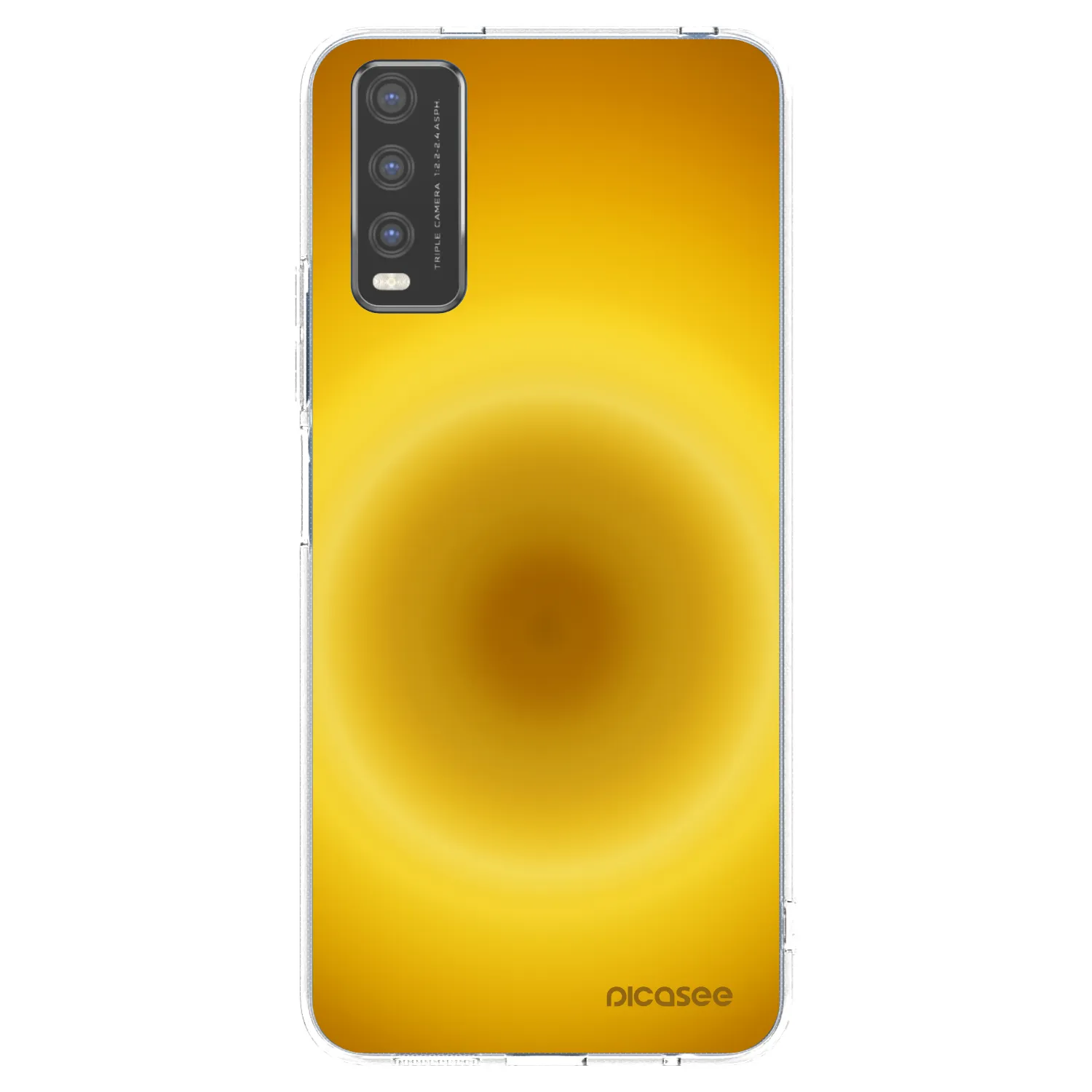 Picasee átlátszó szilikon tok az alábbi mobiltelefonokra Vivo Y20s - Solar Pulse