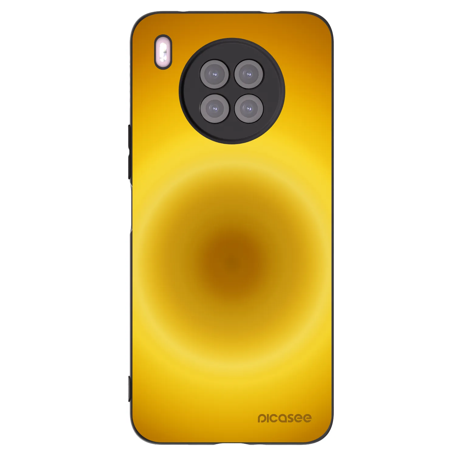 Picasee fekete szilikon tok az alábbi mobiltelefonokra Huawei Nova 8i - Solar Pulse