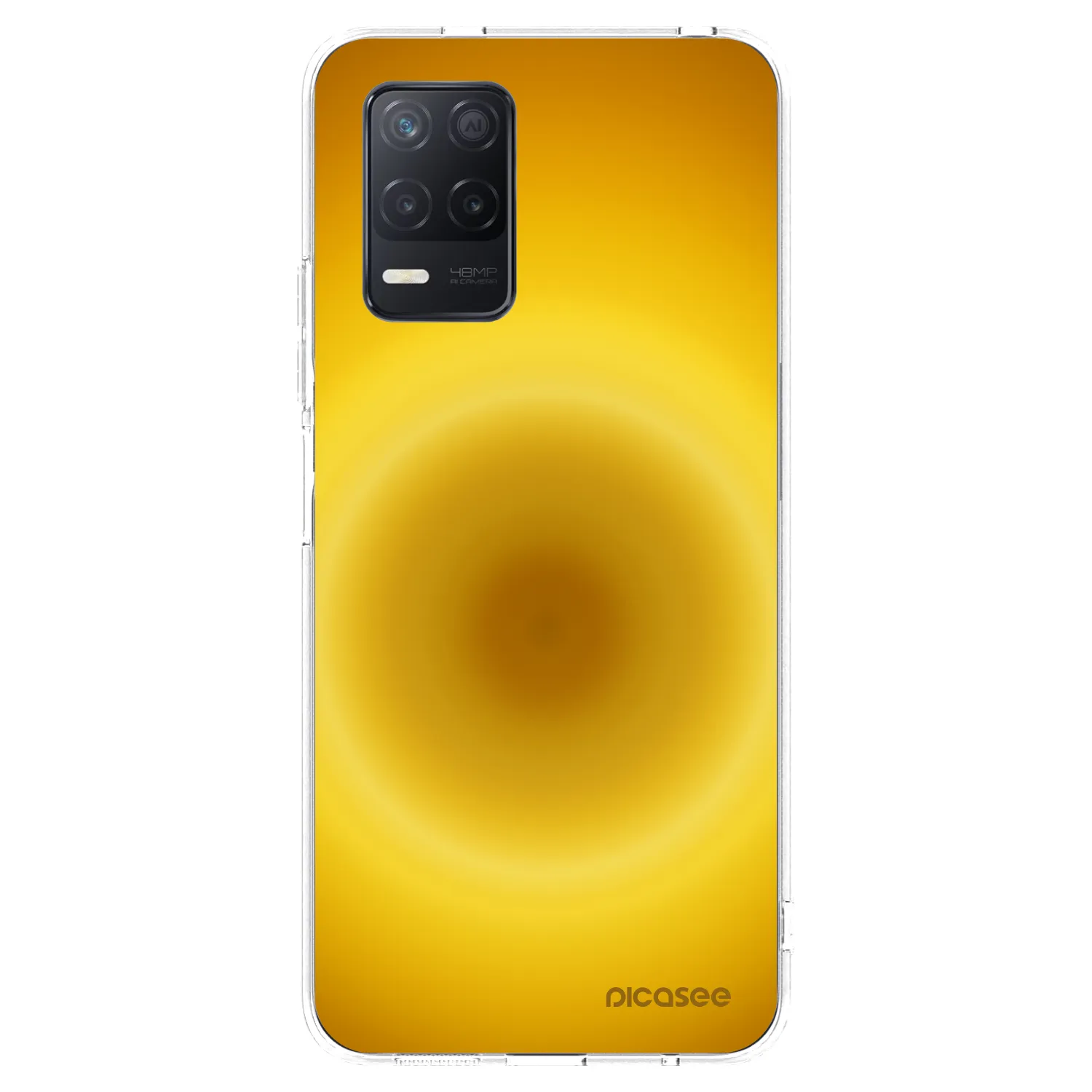 Picasee átlátszó szilikon tok az alábbi mobiltelefonokra Realme 8 5G - Solar Pulse