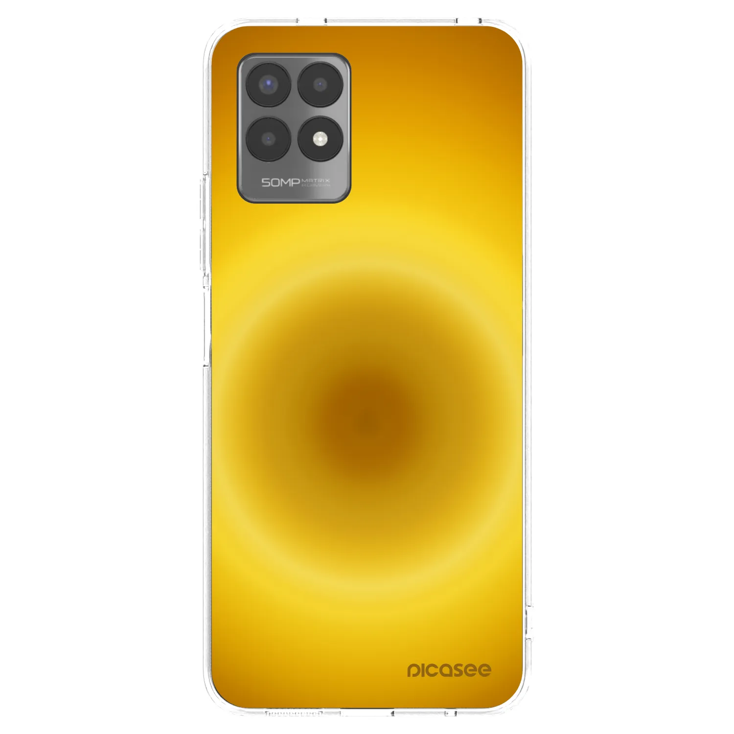 Picasee átlátszó szilikon tok az alábbi mobiltelefonokra Realme 8i - Solar Pulse