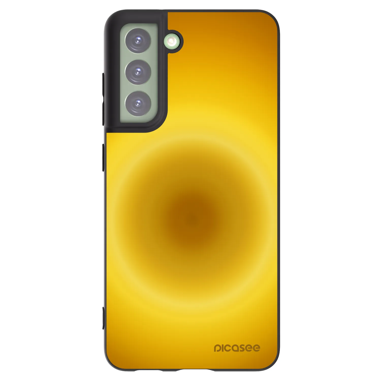 Picasee fekete szilikon tok az alábbi mobiltelefonokra Samsung Galaxy S21 FE 5G - Solar Pulse